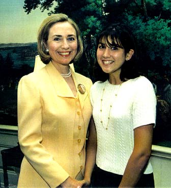 Picture of First lady congratulating Kai-lee