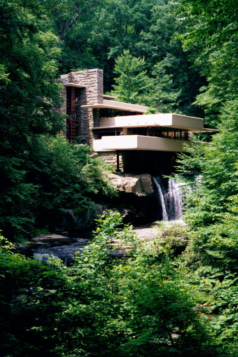 [Fallingwater from path near southwest lookout, 3]