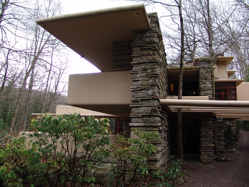 [Front door and east end of main house]