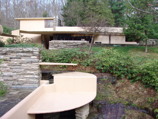 [Fallingwater Guest house, from main house]