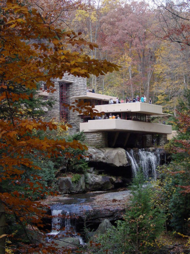 [Fallingwater from southwest lookout, 1]