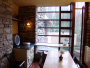 [Picture of Fallingwater kitchen table and stove]