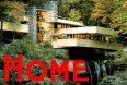 [falling water Wright house Home icon]